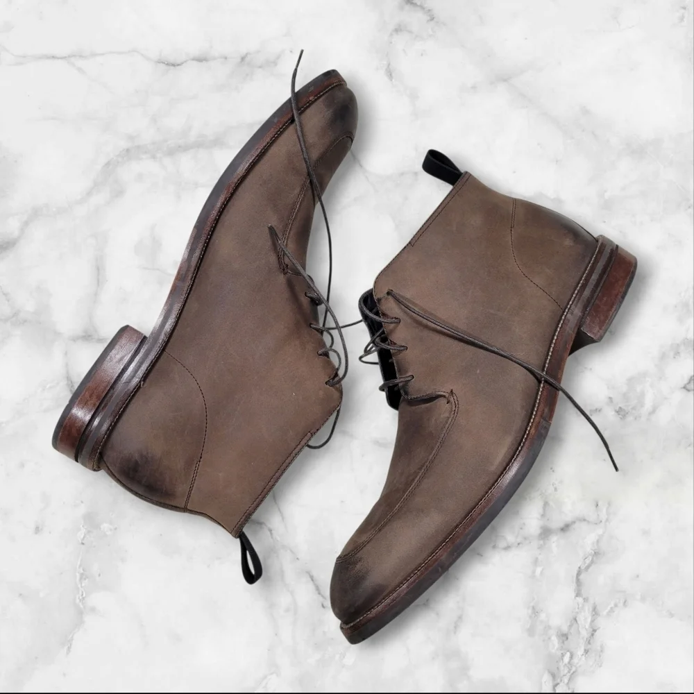 Men’s Cole Haan Wagner Grand 360 Waterproof Leather Boots Size 12 Brown